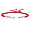 Sport Style Tennis Racket Bangle Stainless Steel Weave Rope Bracelet  Sporty Accessories
