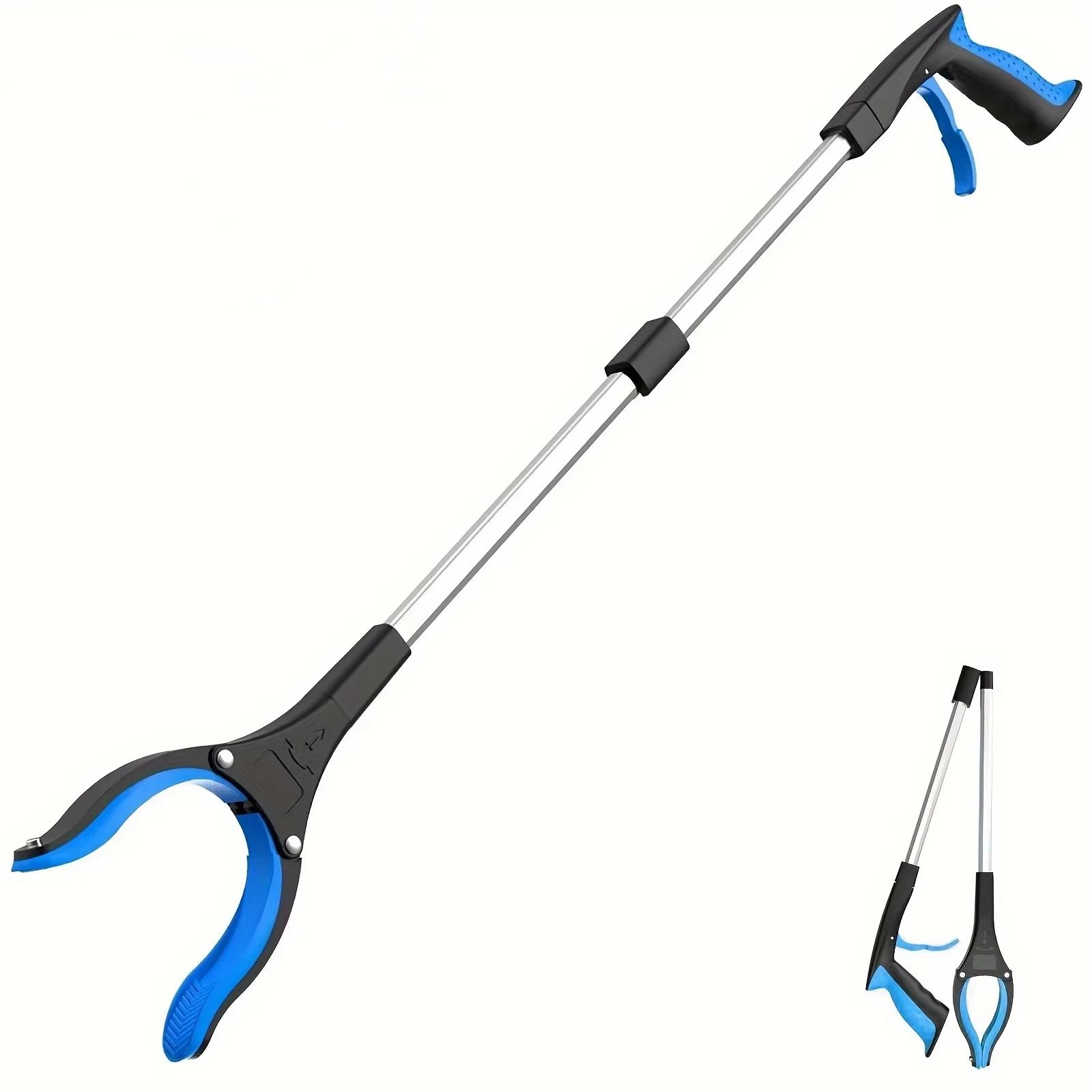 Garbage Picker Gripper With 360 ° Rotating Clip 32 Inch Lightweight Heavy-Duty Elderly Gripper Elderly Grabbing Tool синий