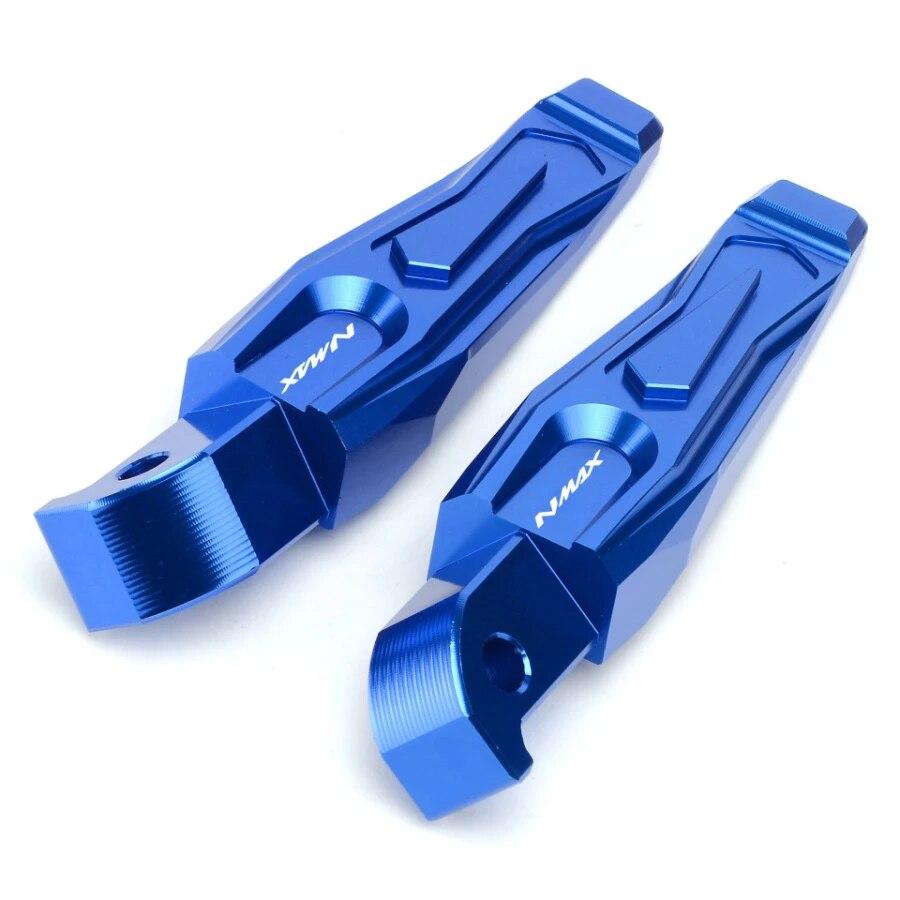 Moto Accessories CNC Rear Passenger Foot Rests Pegs Footrests For YAMAHA NMAX155 Nmax 155 125 2015 2016 2017 2018