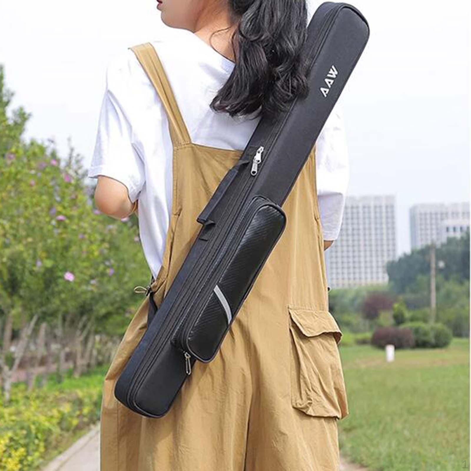 

Чехол для кия для бильярдного бассейна, сумка для хранения, портативная сумка для переноски 3/4 чёрный