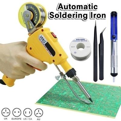Fer à souder électrique portatif professionnel 110 V/220 V, poste de soudage à envoi automatique d'étain, outil de réparation de soudage, pistolet à souder/stylo à souder