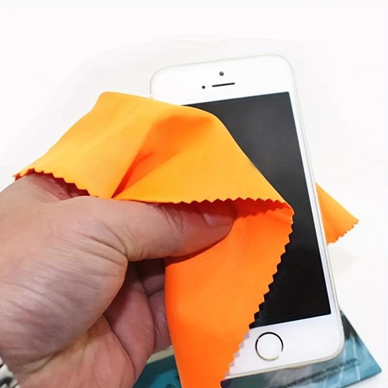 Microfiber Cleaning Cloths for Glasses Phone Screens Jewelry Random Colors Thick Soft Cleaning Wipes for Maintenance & Polishing