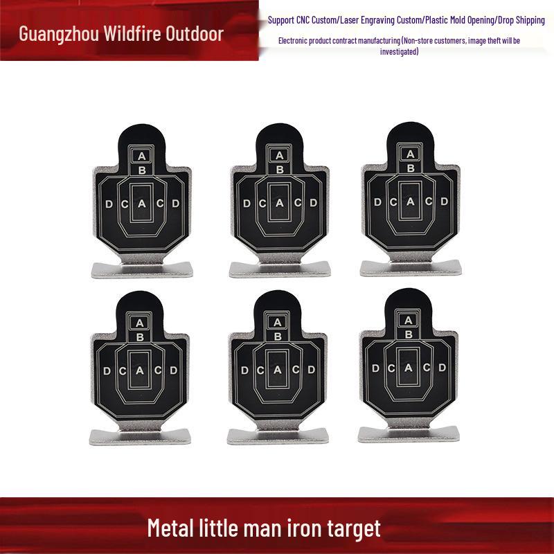 Tough Warrior Soft Bullet Toy Gun with Metal Knock-Down Targets