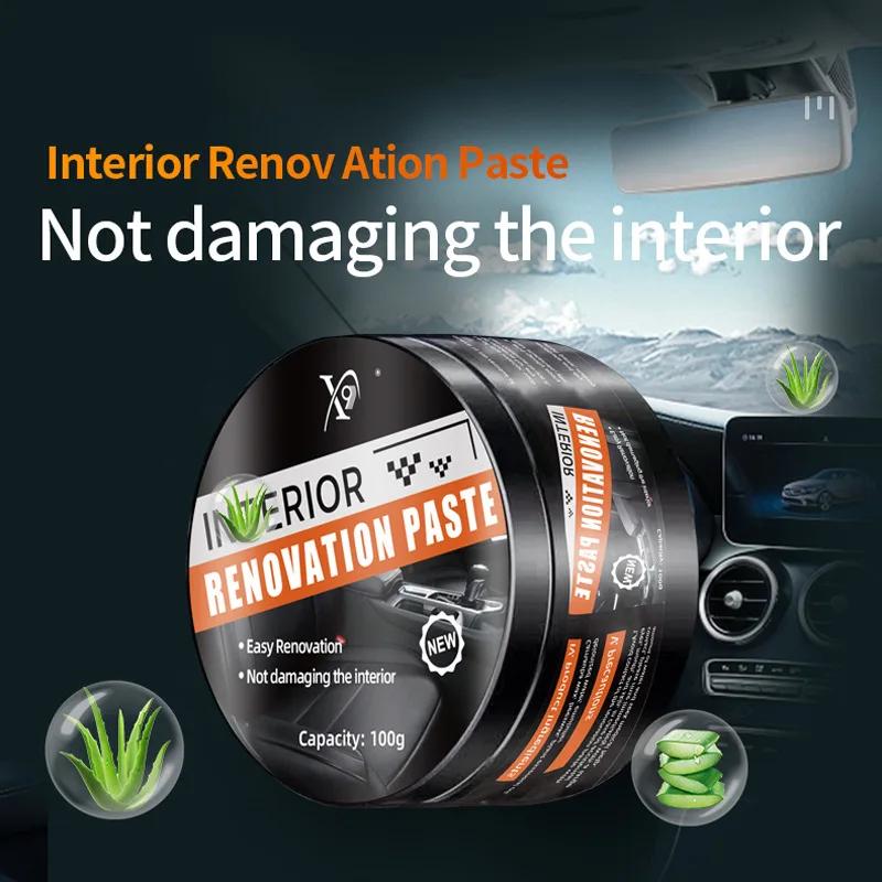 Crystal Clear Car Plastic Restorer-Automotive Interior & Panel Renewal Wax Coating Agent Car Wax Car Wax Polish