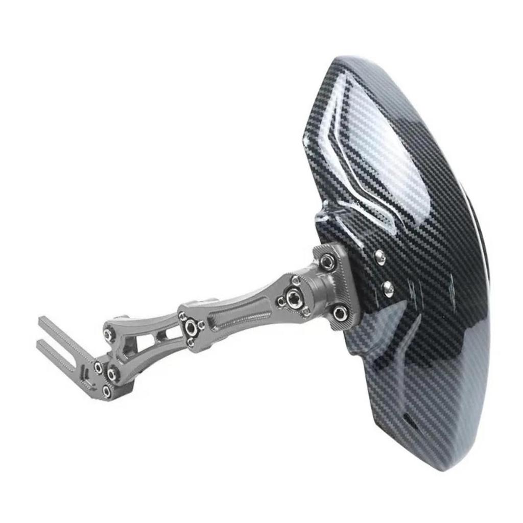 For Motorcycle Mud Guards Cover ZX14R Motorcycle Aluminum Rear Fender Carbon Fiber Print Plastic