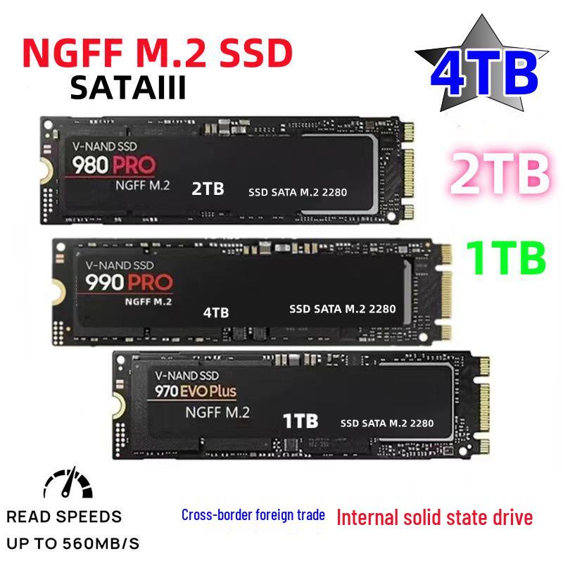 

990PRO 980 NGFF M.2 SSD Обновление: 4 ТБ/2 ТБ Внутренний накопитель SATA 3.0 990PRO 4TB Upgrade