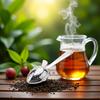1pc Silver Stainless Steel Tea Infuser Strainer Spoon Loose Leaf Filter Herbs Spice NEW!Tea Strainers and Filters About 15cm in length