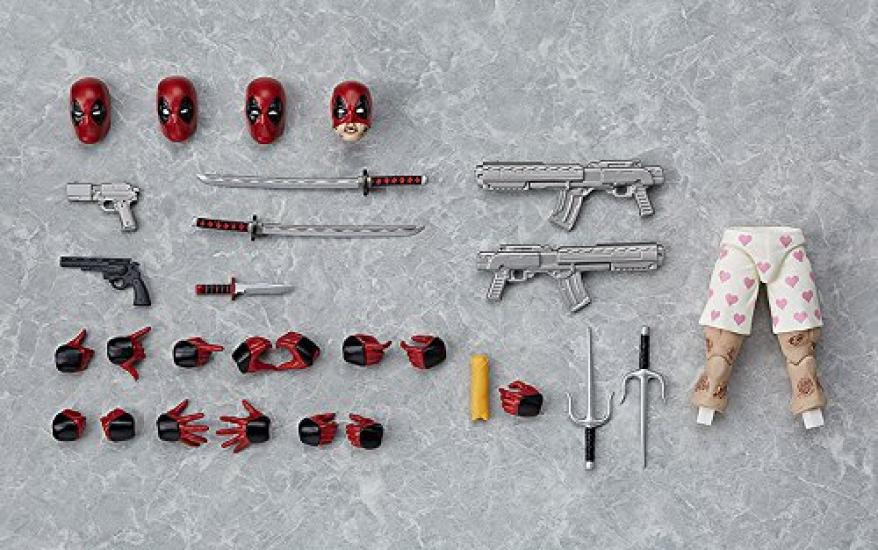 Figma Deadpool DX malovaná pohyblivá figurka ver. ABS&PVC bez vodního kamene