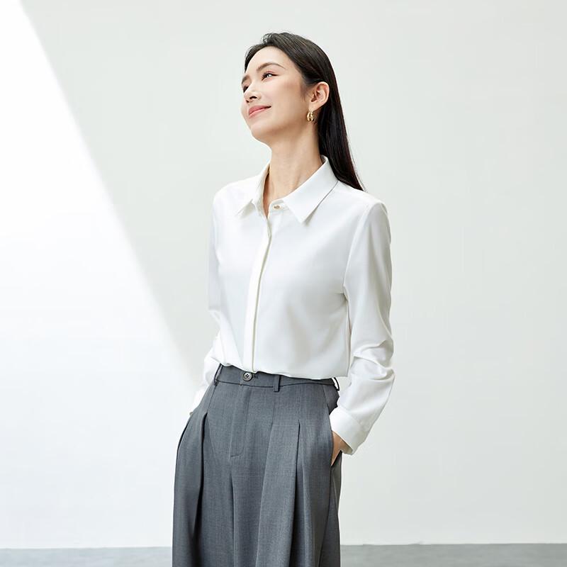 Women's Wrinkle-Resistant Long-Sleeve Formal Shirt
