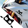 Car Sticker Motorcycle Surprise Cat Peeking Sticker Funny Vinyl Decals Waterproof Window Cute Decor Auto Accessories 12x5CM