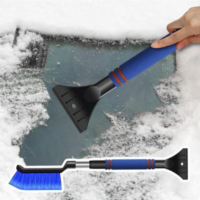 Pour se référer à la description Pelle à neige pour voiture Pelles à neige anti-fissuration haute résistance Poignée ergonomique Brosse à neige longue durée