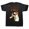 Jack Russell Terrier DAD Tshirt Women Harajuku Funny Bulldog DAD Letter Print Tshirt Unisex Classic Cartoon Graphic Tee Shirt