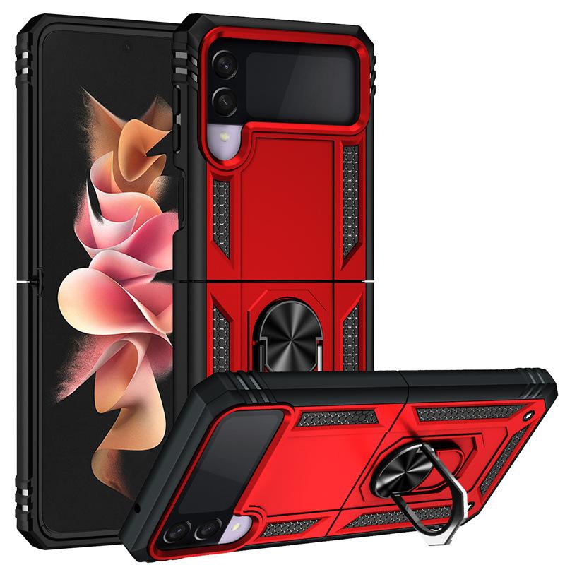 Suitable for Samsung Z Flip5 Sergeant Ring Anti Fall Protector Fold4 Folding Bracket Mobile Case