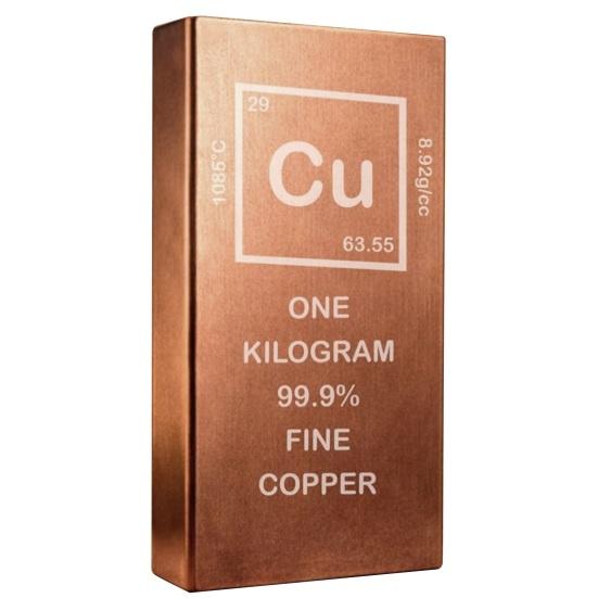 Tijă de Cupru 1 KG 99.9% Bloc Metalic Solid de Cupru pentru Expoziție Cupru Fin Pur pentru Economisire Cadou Colecționabil Decor de Birou
