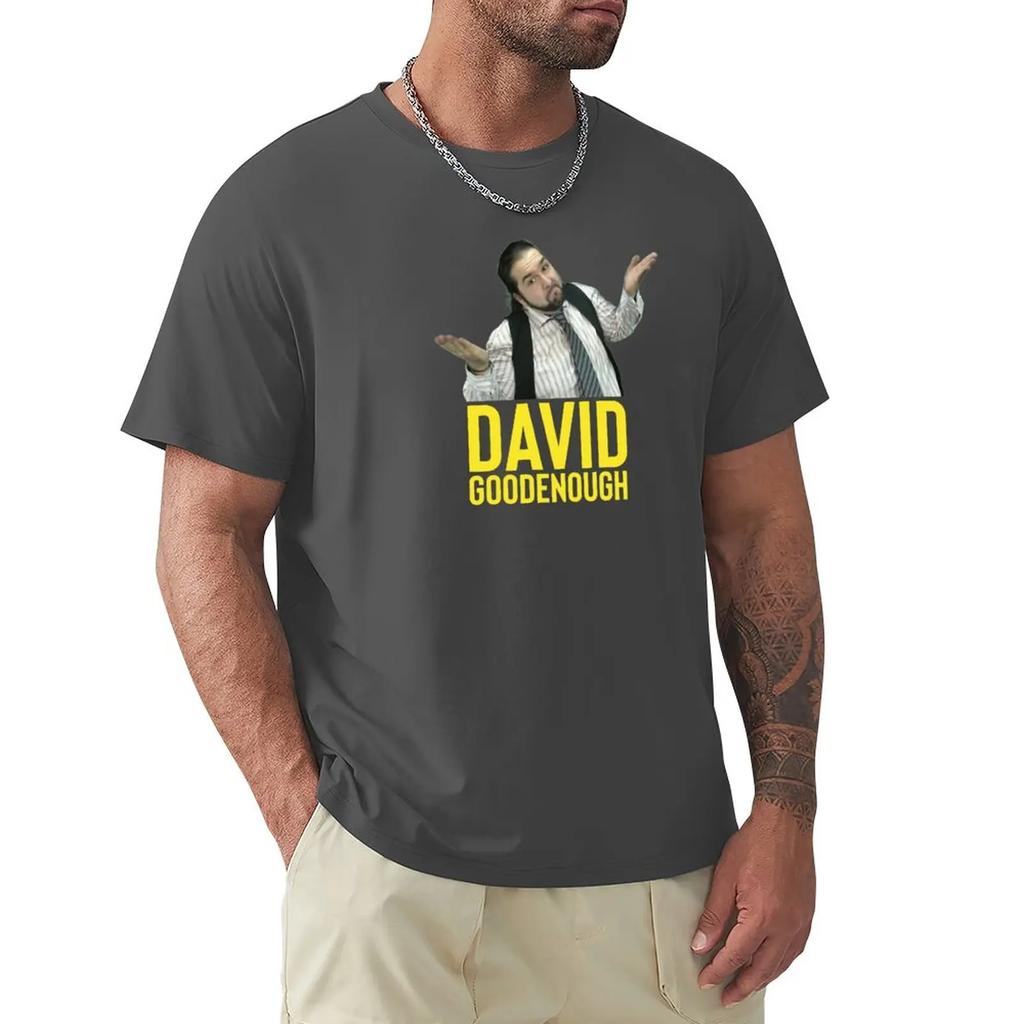 Attic Player  JdG David Goodenough TShirt Blacks Shirts Graphic Tees Customs T Shirts for Men