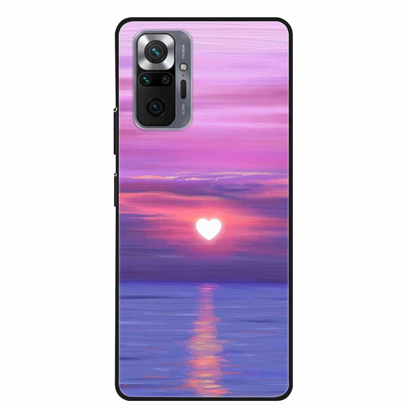 Per Xiaomi Redmi Note 10 Pro Custodia Moda Morbido Silicone Cover per Telefono per Redmi Note10 Pro Max Coque M2101K6G Paraurti Cool Funda