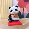 Panda Gun Gun Fortune-Blessing Blind Box Figurine for Desk or Car