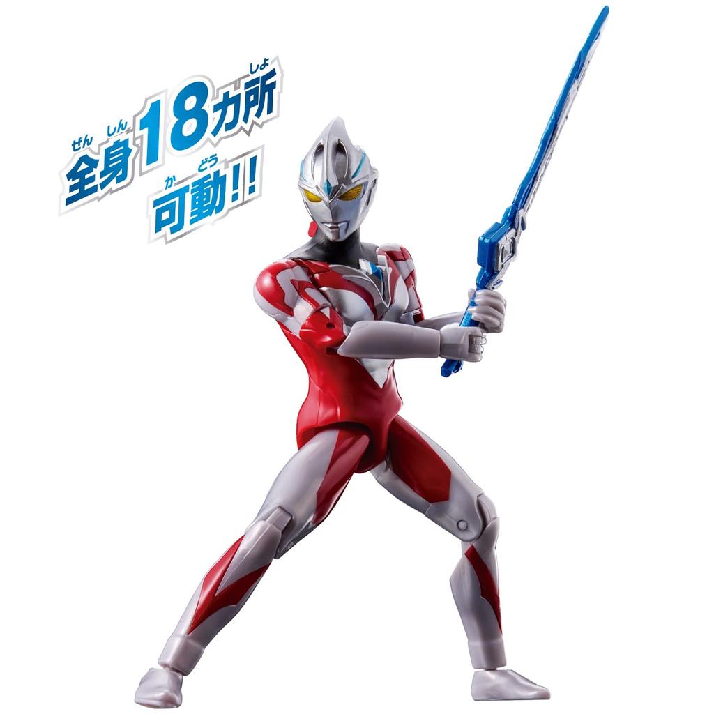 Bandai Ultraman Arc Ultra Action Figure Ultraman Arc Solis & Luna Armor Set