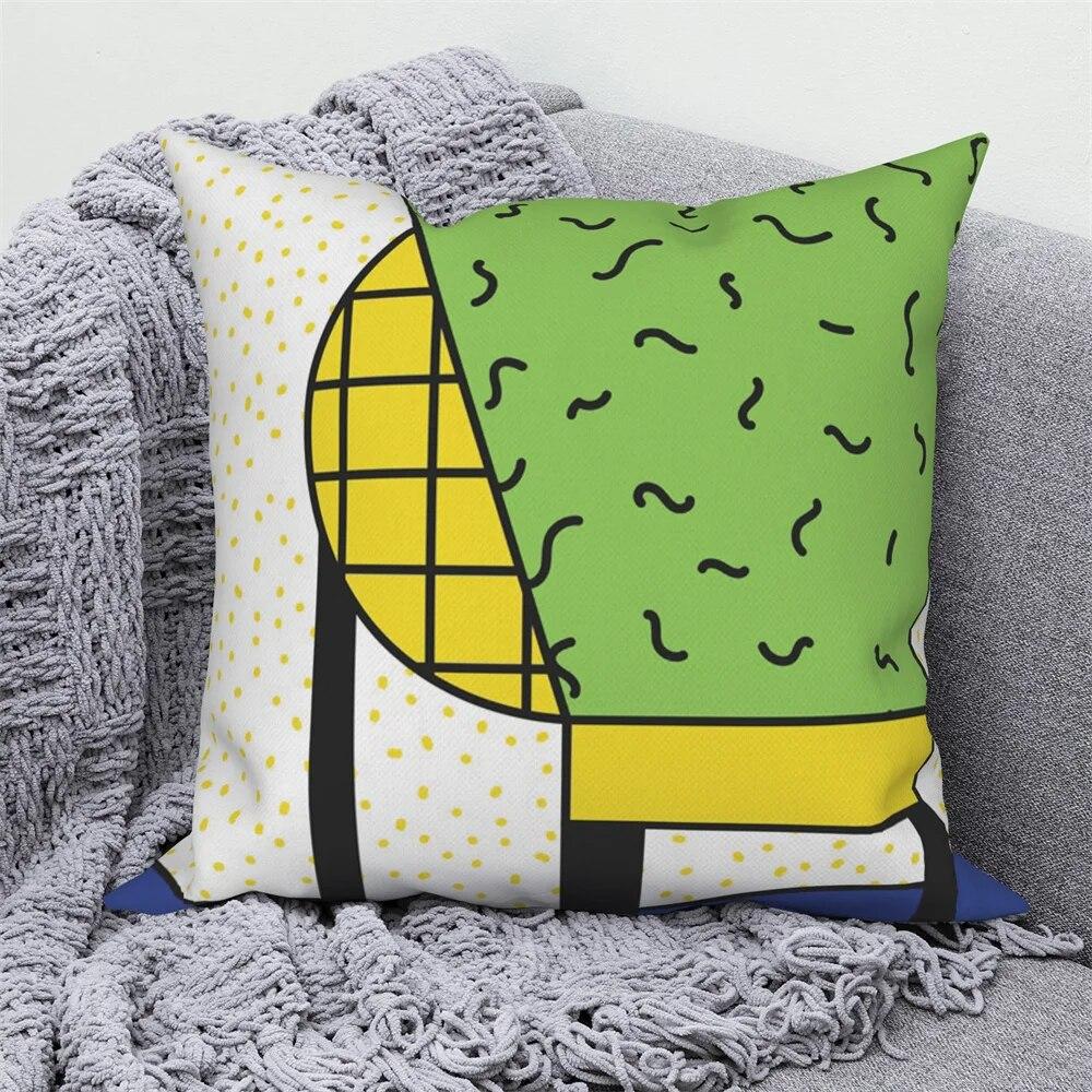 

Скандинавская наволочка для домашнего дивана, декоративная красочная геометрическая наволочка 40x40cm