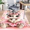 1PC Rabbit Flower Non-Slip Floor Carpet, Office, Family, Bedroom, Studio - Large Area Rug, Vibrant Colors-C0496