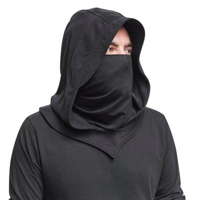 Hooded Hat Scarf Hooded Balaclavas Windproof Balaclava  Anti Droplet Face Cover Medieval Hat With Veil Hooded Cloak