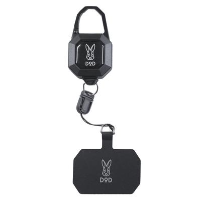 DOD Smartphone Pita Reel Fishing Carabiner Anti-Fall FG1-169-BK