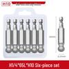 Short Magnetic Ball-Head Hex Socket Driver Bits for Electric and Pneumatic Screwdrivers