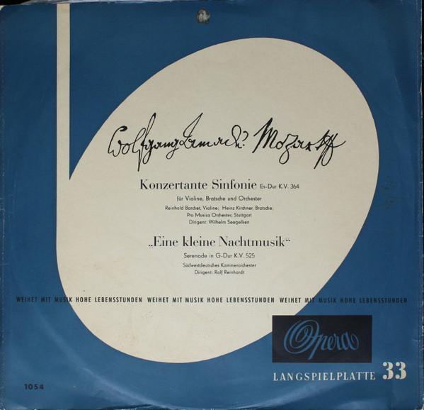 

LP Record VARIOUS Wolfgang Amadeus Mozart Konzertant XP2740 Opera Germany Classical Used
