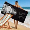 Name Custom Sabrina Carpenter Print Beach Towel, Large Soft Quick Dry Towel for Beach Camping Swimming