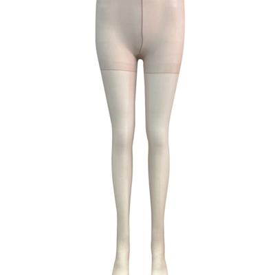 Romantik kaplan rengi şeffaf tayt (bej)