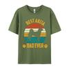 Big And Tall T Shirts Best Akita Dad Ever Retro Sunset Dog T Shirts Retro Tops T Shirt Cotton Mens Holiday Shirts Men