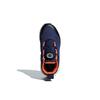 Adidas Fortatrail Boa Wide K Abrasion Resistant High top Kids' Running Shoes Blue Black Kids' CM8492