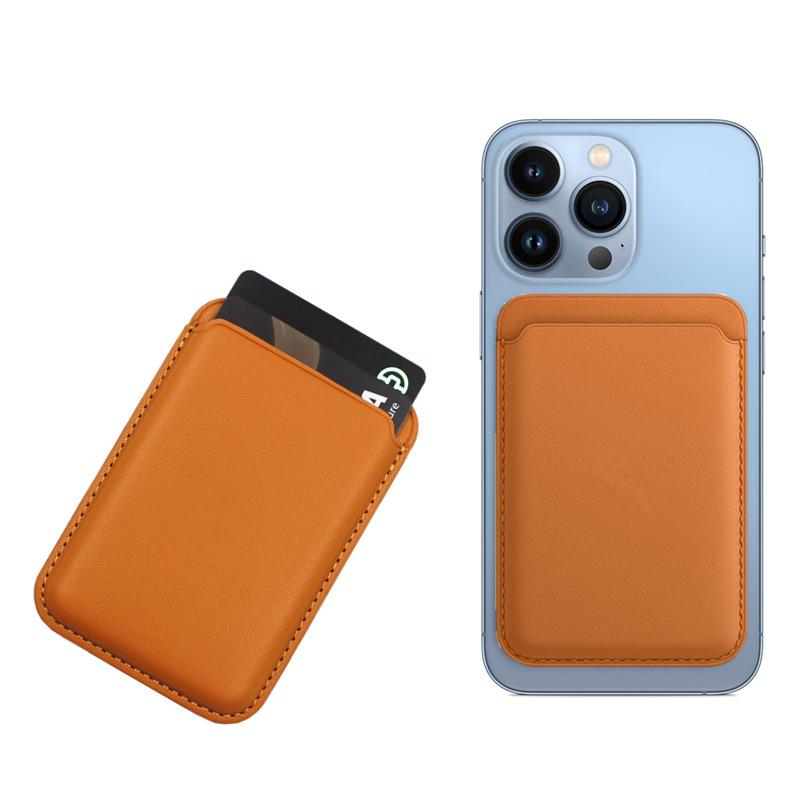 Card Holder Wallet Leather Case for IPhone 13 14 15 16 17 Pro Max Plus Strong Magnetic Magsafe Wallet Back Pocket Covers