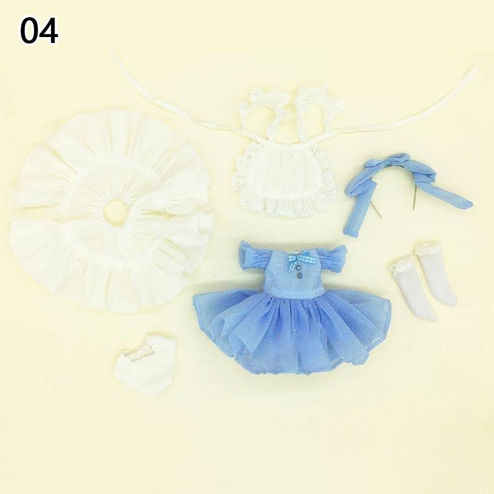 Pretty Princess Dress Retro Doll Accessories New Maid Dress  (No Dolls or Shoes)
