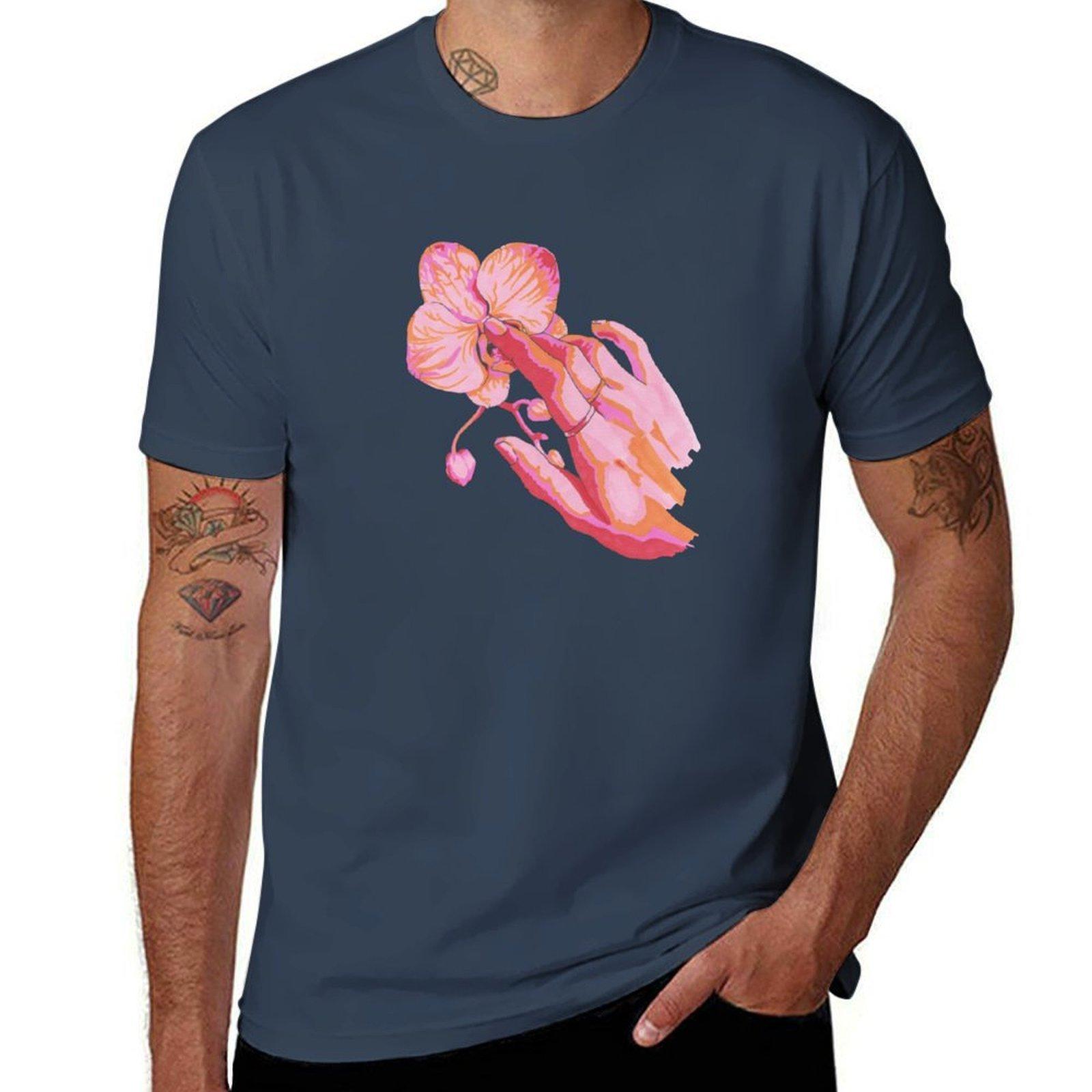 Orchid Touch Tshirt Comfortable Workout Short Sleeve Shirt S
