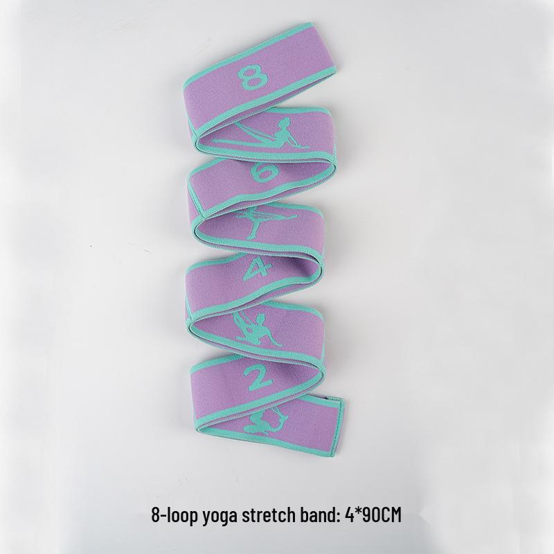 Yoga Resistance Band for Kids and Adults - Stretch, Dance, Fitness Trainer