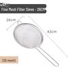 Stainless Steel Flour Sieve & Oil Drip Filter with Handle, Available in Large, Medium, Small Sizes for Baking & Powder Sieving.