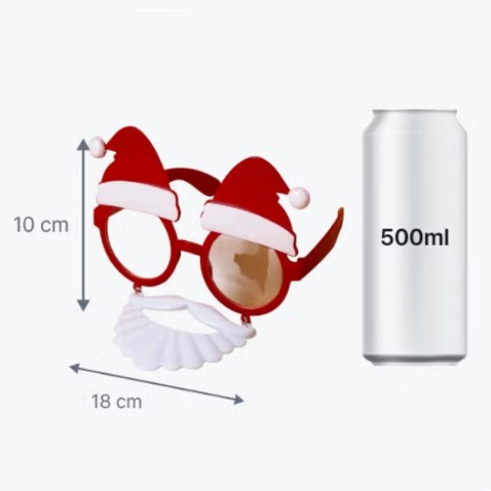 Jul Hemmafest Glasögon Tomteskägg