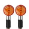 2Pcs 12V Universal Motorcycle Turn Signal Indicator Light Turning Amber Lamp Bulb For Suzuki Harley Honda Kawasaki Yamaha