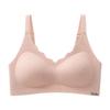 One-piece fixed cup seamless underwear women's small breasts gather thin naked without steel ring anti-sagging adjustment bra