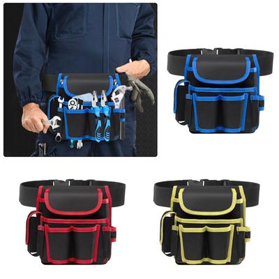 Tool Pouch Tool Organizer Bag Electrician Organizer Pouch Waist Bag for Tool with Pockets Adjustable Waist Strap
