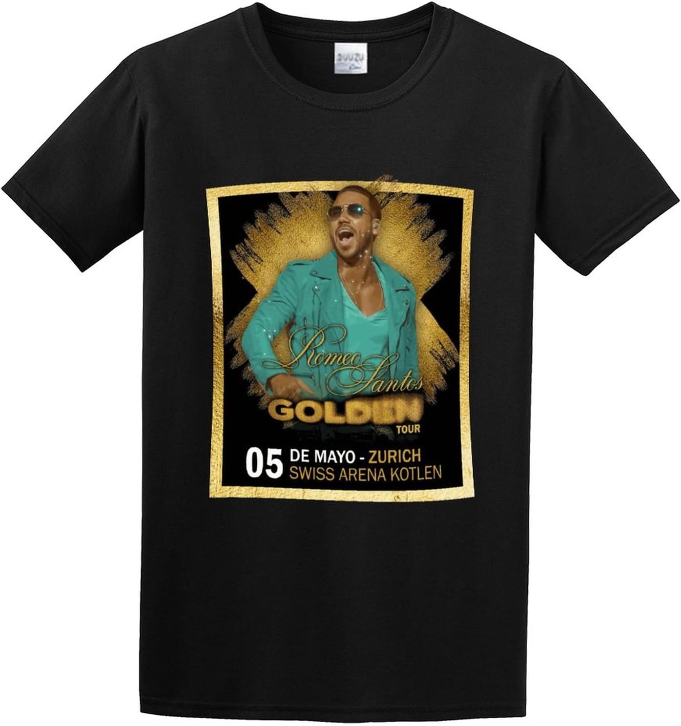 Men s Romeo Santos Romeo Santos En Chile T Shirt XXL чёрный