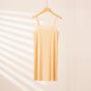 80Cm Plus Size Ice Silk Suspender Skirt Slip Nightdress Seamless Summer Cool Ultra-Thin Beautiful Back Sleeveless Petticoat Ootd