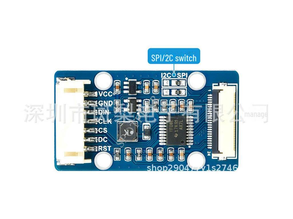 1.51'' Transparent OLED Display for Arduino/Raspberry Pi/STM32 (SPI/I2C Compatible)