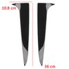 2pcs Gloss Black Rear Window Spoiler Side Wing Cover Trim For BMW X3 F25 2011-17