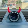 1 Çift Direksiyon Şeytan Boynuz Etiket Küçük Sevimli Kendinden Yapışkanlı Oto Araba Kamyon SUV Dashboard Hava Firar direksiyon 3D Korna Dekorasyon
