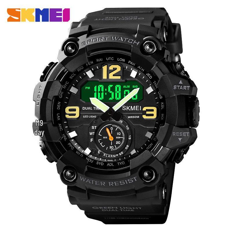 Shike Mei Herren Multifunktions Outdoor Sportuhr - Großes Zifferblatt, Wasserdicht, Elektronisch