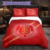Set Biancheria da Letto 3 Pezzi in Microfibra con Motivo Hull KR Decorazione Copripiumino per Camera da Letto Uso Domestico