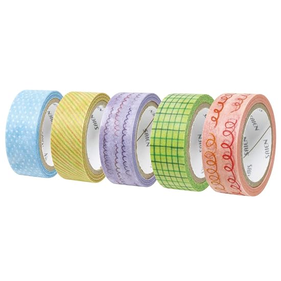 Kamiiso Sansho Made in Japan Masking Tape saien Supervised by Miki Tamura Chigiri-e (Torn Paper Art) B08SH3SBZB