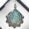 CERTIFIED 41 Ct Natural Pear Opal 925 Starling Silver Pendant Jewelry For Her MY.PD-206-NS